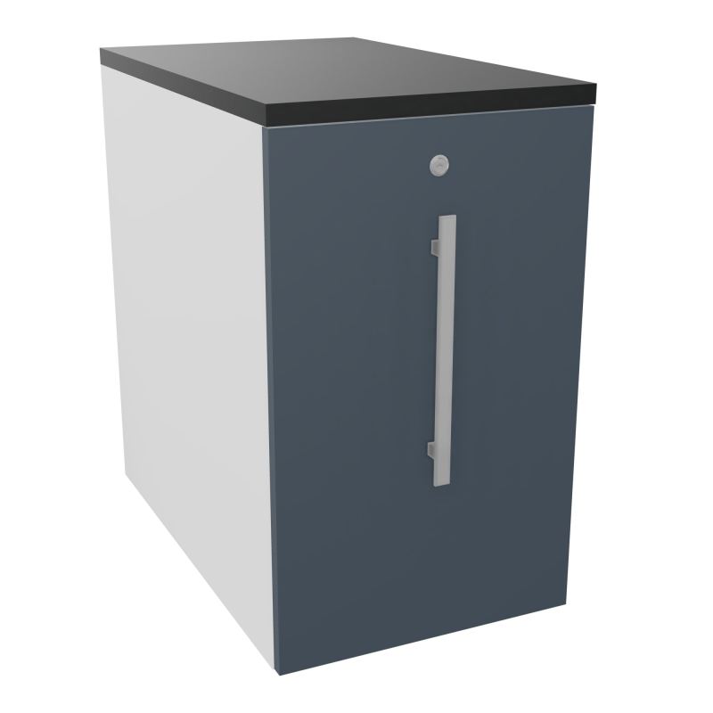 GUSTAVE CAISSON INDIVIDUEL H73,5 L43,2 P70 CM MELAMINE - CORPS  TOP  PORTE  MG R6 R9
