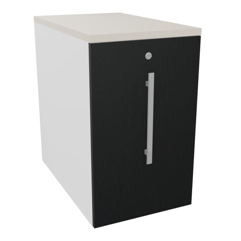 GUSTAVE CAISSON INDIVIDUEL H73,5 L43,2 P70 CM MELAMINE - CORPS  TOP  PORTE  MG R9 N5
