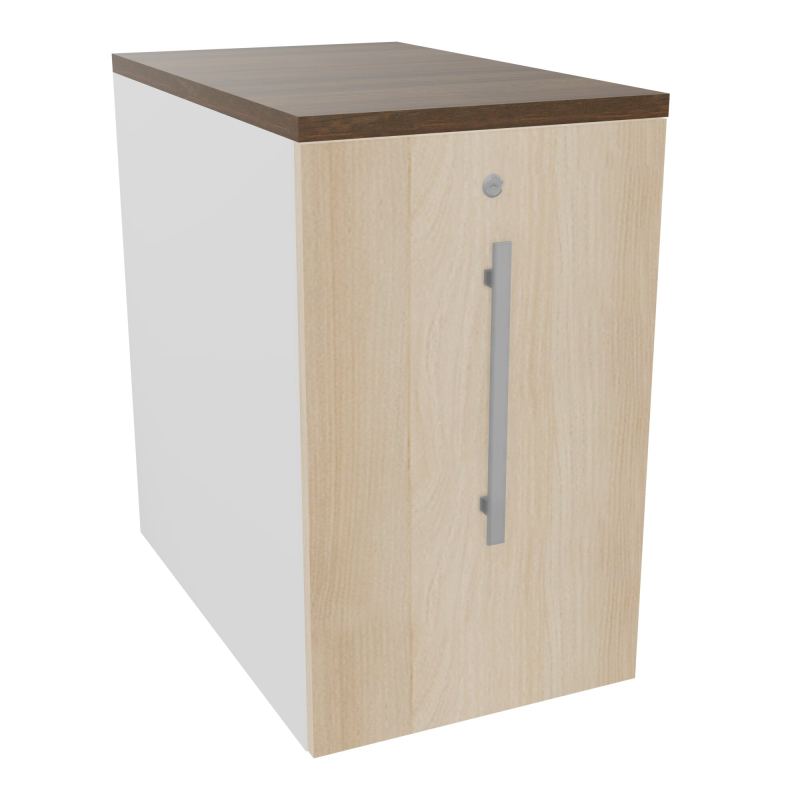 GUSTAVE CAISSON INDIVIDUEL H3,5 L43,2 P70 CM MELAMINE - CORPS  TOP  PORTE MG RZ N6