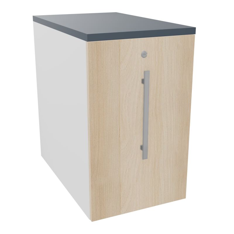GUSTAVE CAISSON INDIVIDUEL H73,5 L43,2 P70 CM MELAMINE - CORPS  TOP  PORTE  MG RZ R6