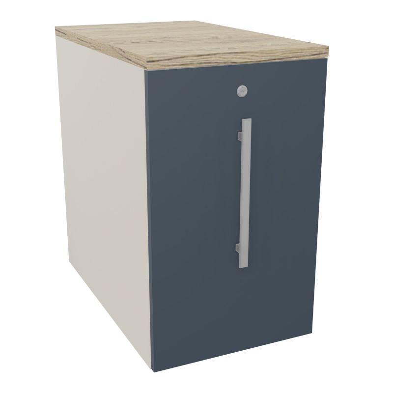 GUSTAVE CAISSON INDIVIDUEL H73,5 L43,2 P70 CM MELAMINE - CORPS  TOP  PORTE  N5 R6 R3