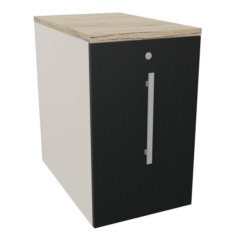 GUSTAVE CAISSON INDIVIDUEL H73,5 L43,2 P70 CM MELAMINE - CORPS  TOP  PORTE  N5 R9 R3