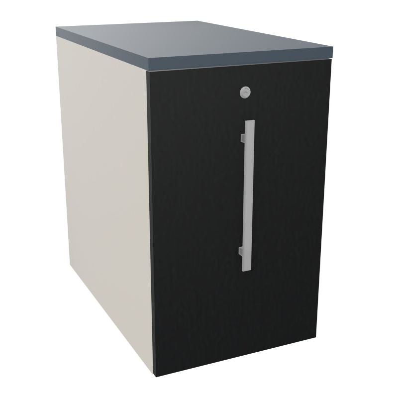 GUSTAVE CAISSON INDIVIDUEL H73,5 L43,2 P70 CM MELAMINE - CORPS  TOP  PORTE  N5 R9 R6