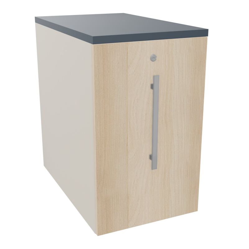 GUSTAVE CAISSON INDIVIDUEL H73,5 L43,2 P70 CM MELAMINE - CORPS  TOP  PORTE  N5 RZ R6