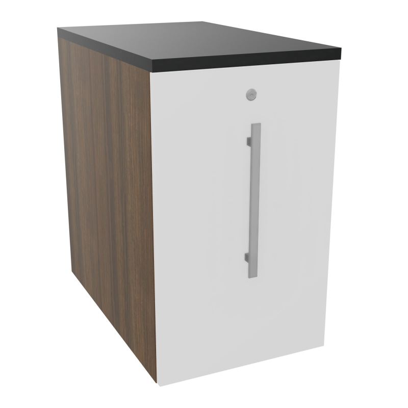 GUSTAVE CAISSON INDIVIDUEL H73,5 L43,2 P70 CM MELAMINE - CORPS  TOP  PORTE  N6 MG R9