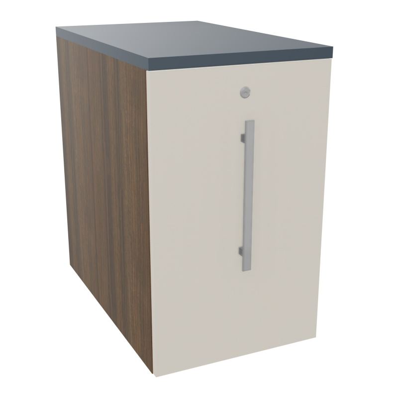GUSTAVE CAISSON INDIVIDUEL H73,5 L43,2 P70 CM MELAMINE - CORPS  TOP  PORTE  N6 N5 R6