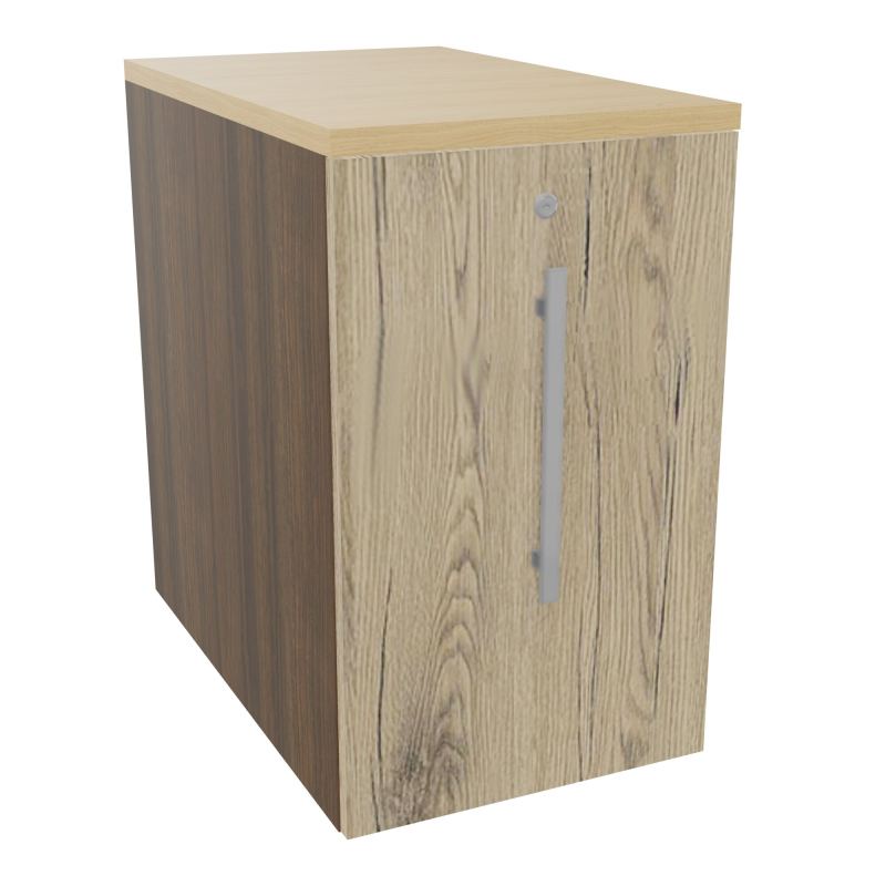 GUSTAVE CAISSON INDIVIDUEL H73,5 L43,2 P70 CM MELAMINE - CORPS  TOP  PORTE  N6 R3 R1