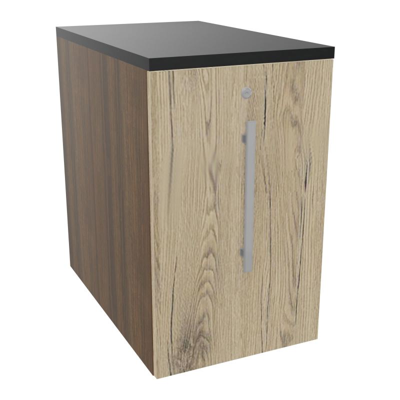 GUSTAVE CAISSON INDIVIDUEL H73,5 L43,2 P70 CM MELAMINE - CORPS  TOP  PORTE  N6 R3 R9