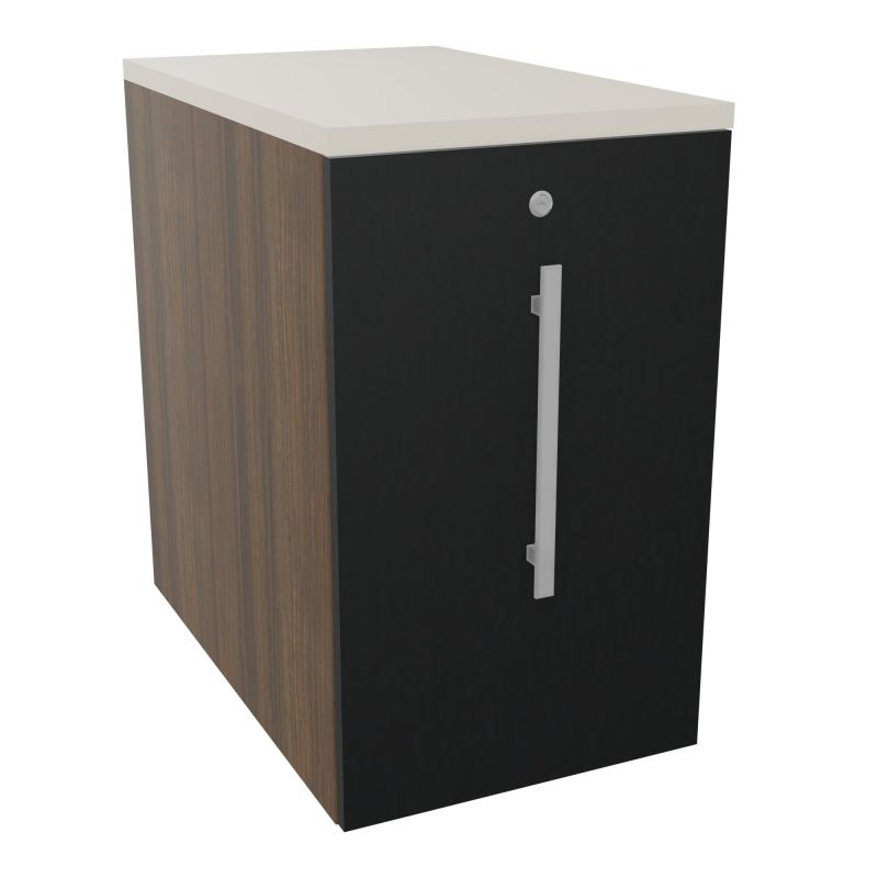 GUSTAVE CAISSON INDIVIDUEL H73,5 L43,2 P70 CM MELAMINE - CORPS  TOP  PORTE  N6 R9 N5