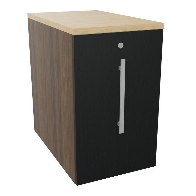 GUSTAVE CAISSON INDIVIDUEL H73,5 L43,2 P70 CM MELAMINE - CORPS  TOP  PORTE  N6 R9 R1