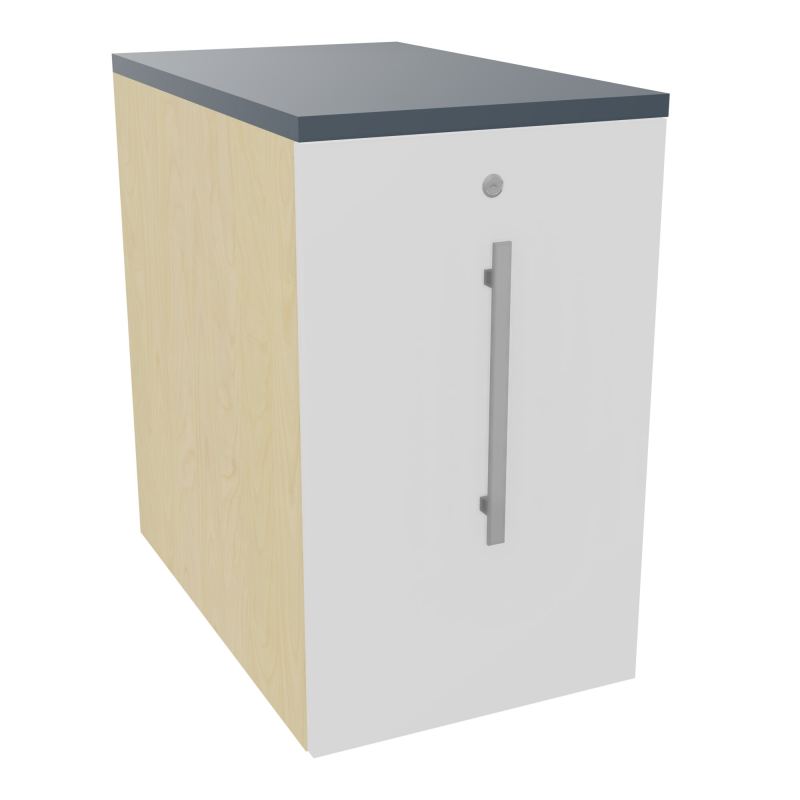 GUSTAVE CAISSON INDIVIDUEL H73,5 L43,2 P70 CM MELAMINE - CORPS  TOP  PORTE  N8 MG R6