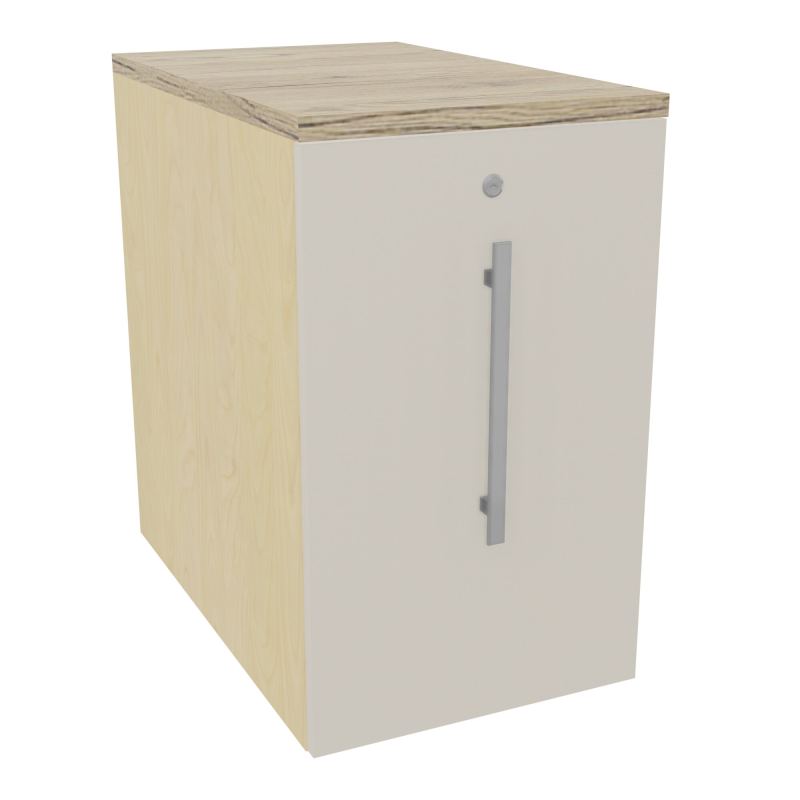 GUSTAVE CAISSON INDIVIDUEL H3,5 L43,2 P70 CM MELAMINE - CORPS  TOP  PORTE N8 N5 R3