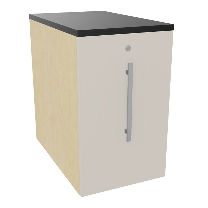 GUSTAVE CAISSON INDIVIDUEL H73,5 L43,2 P70 CM MELAMINE - CORPS  TOP  PORTE  N8 N5 R9