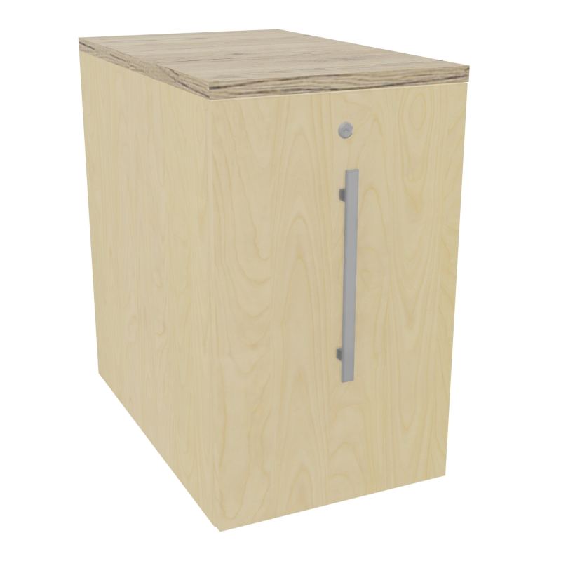 GUSTAVE CAISSON INDIVIDUEL H3,5 L43,2 P70 CM MELAMINE - CORPS  TOP  PORTE N8 N8 R3