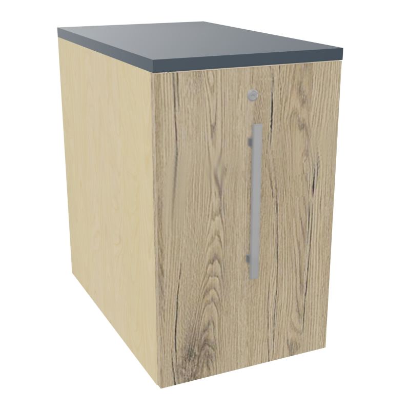 GUSTAVE CAISSON INDIVIDUEL H73,5 L43,2 P70 CM MELAMINE - CORPS  TOP  PORTE  N8 R3 R6