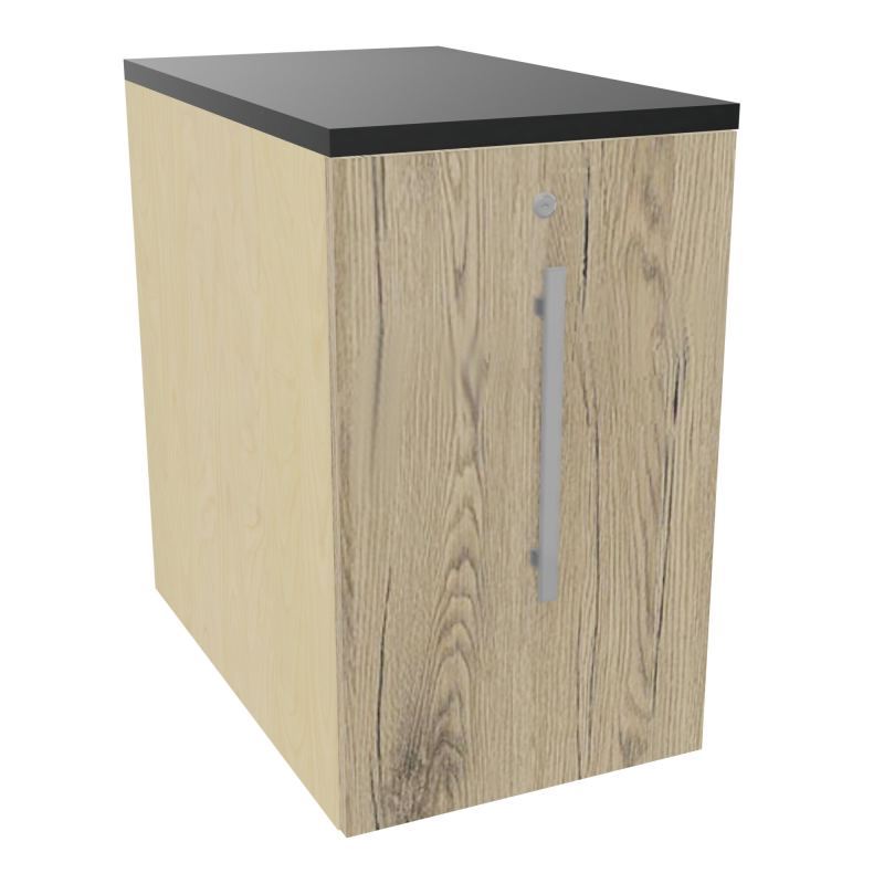 GUSTAVE CAISSON INDIVIDUEL H73,5 L43,2 P70 CM MELAMINE - CORPS  TOP  PORTE  N8 R3 R9