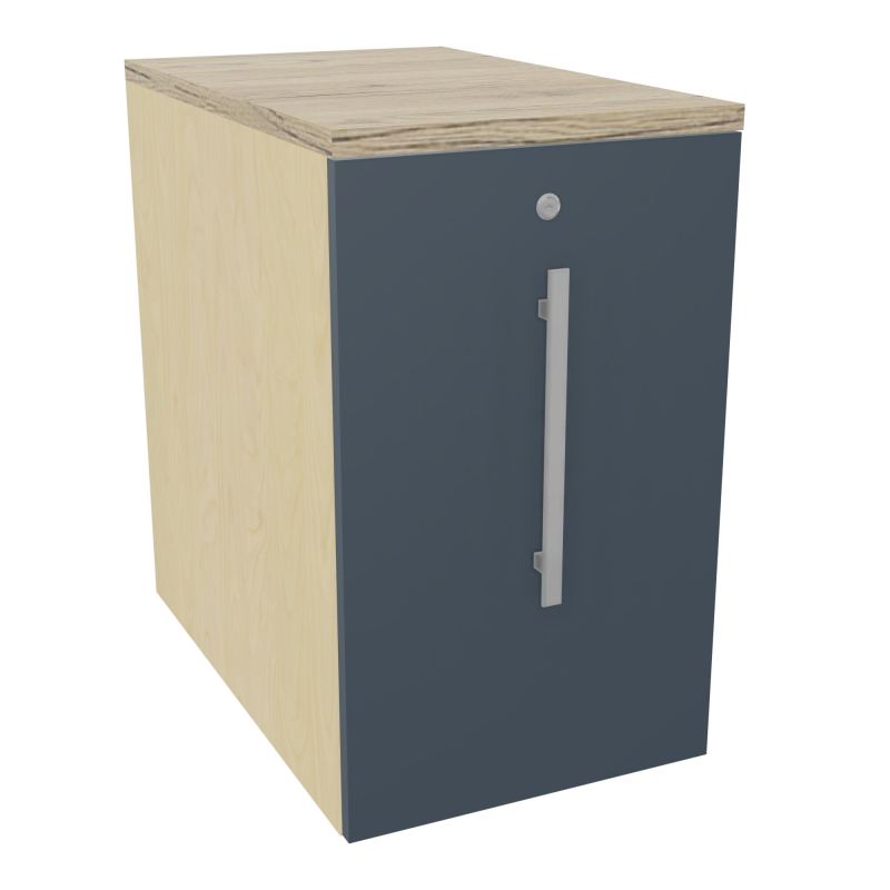 GUSTAVE CAISSON INDIVIDUEL H73,5 L43,2 P70 CM MELAMINE - CORPS  TOP  PORTE  N8 R6 R3