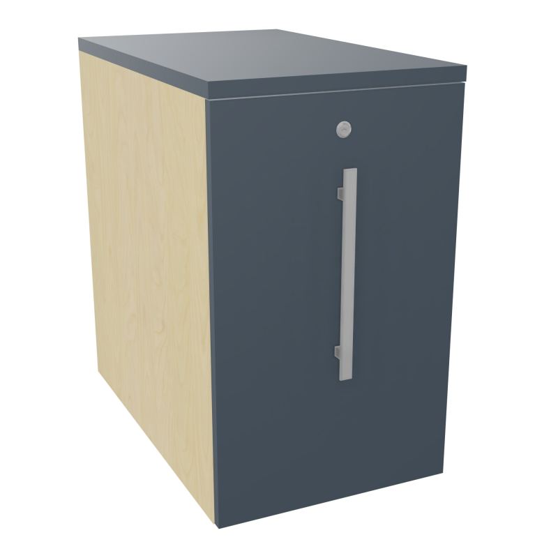 GUSTAVE CAISSON INDIVIDUEL H73,5 L43,2 P70 CM MELAMINE - CORPS  TOP  PORTE  N8 R6 R6