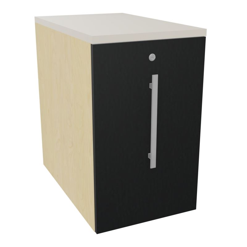 GUSTAVE CAISSON INDIVIDUEL H73,5 L43,2 P70 CM MELAMINE - CORPS  TOP  PORTE  N8 R9 N5