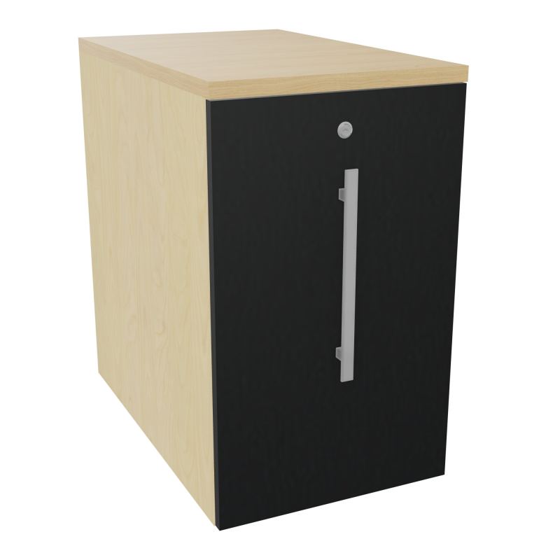 GUSTAVE CAISSON INDIVIDUEL H73,5 L43,2 P70 CM MELAMINE - CORPS  TOP  PORTE  N8 R9 R1