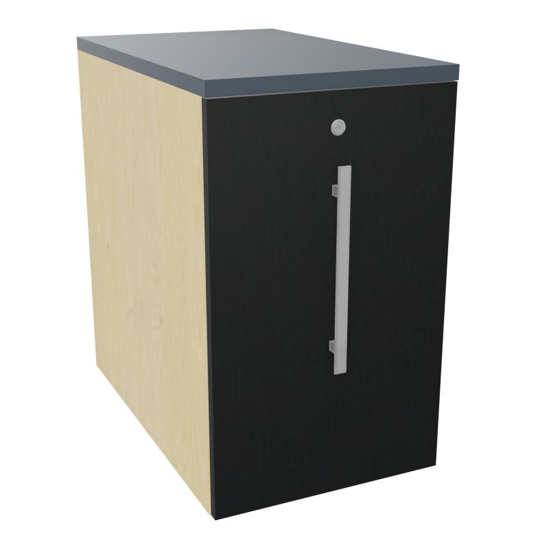 GUSTAVE CAISSON INDIVIDUEL H73,5 L43,2 P70 CM MELAMINE - CORPS  TOP  PORTE  N8 R9 R6