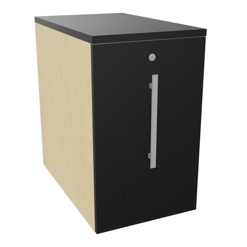 GUSTAVE CAISSON INDIVIDUEL H73,5 L43,2 P70 CM MELAMINE - CORPS  TOP  PORTE  N8 R9 R9