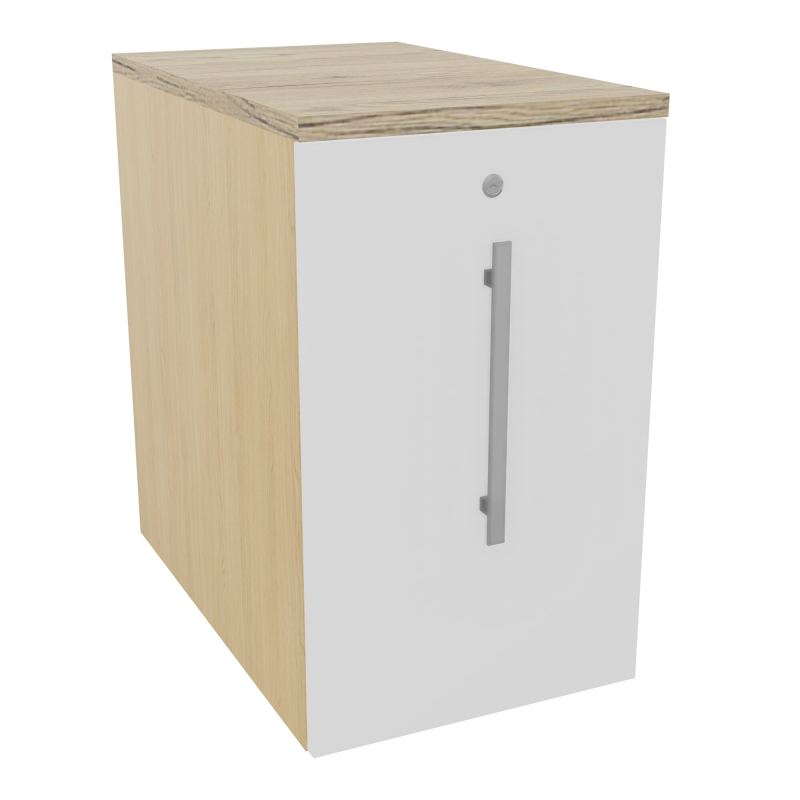 GUSTAVE CAISSON INDIVIDUEL H73,5 L43,2 P70 CM MELAMINE - CORPS  TOP  PORTE  R1 MG R3