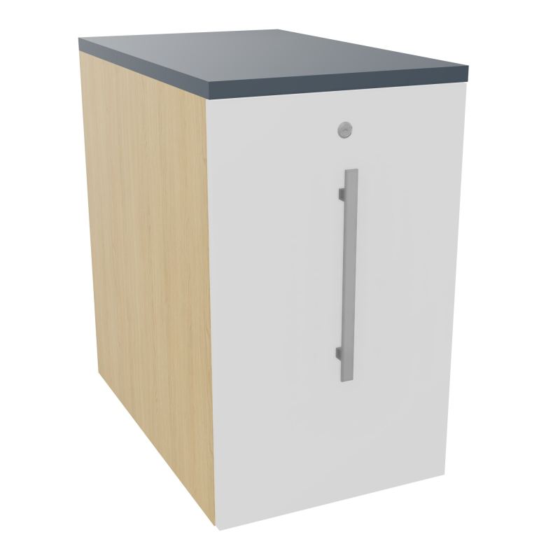 GUSTAVE CAISSON INDIVIDUEL H73,5 L43,2 P70 CM MELAMINE - CORPS  TOP  PORTE  R1 MG R6