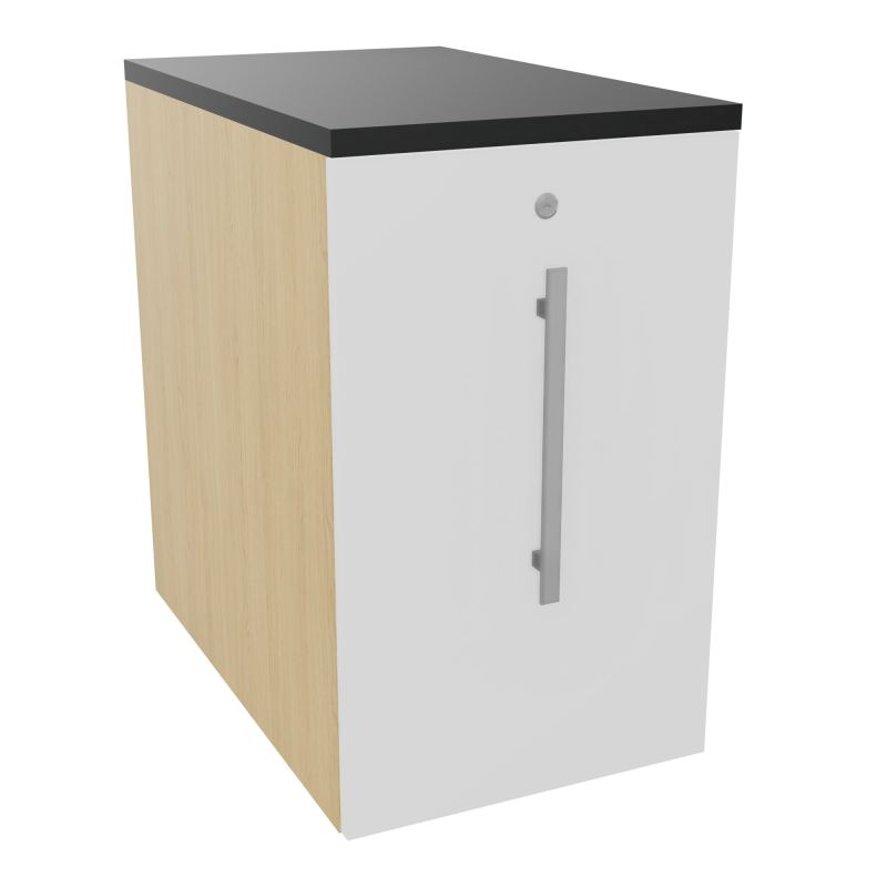 GUSTAVE CAISSON INDIVIDUEL H73,5 L43,2 P70 CM MELAMINE - CORPS  TOP  PORTE  R1 MG R9