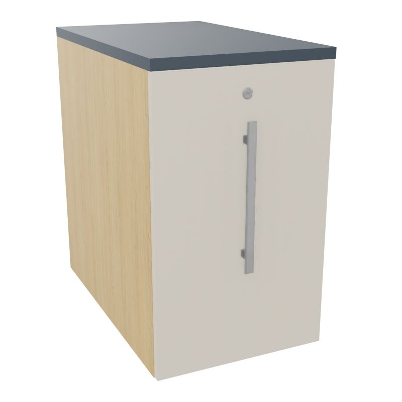 GUSTAVE CAISSON INDIVIDUEL H73,5 L43,2 P70 CM MELAMINE - CORPS  TOP  PORTE  R1 N5 R6