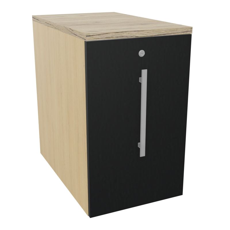 GUSTAVE CAISSON INDIVIDUEL H73,5 L43,2 P70 CM MELAMINE - CORPS  TOP  PORTE  R1 R9 R3
