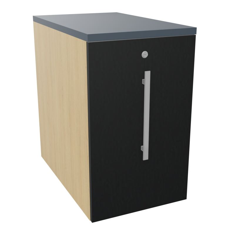 GUSTAVE CAISSON INDIVIDUEL H73,5 L43,2 P70 CM MELAMINE - CORPS  TOP  PORTE  R1 R9 R6
