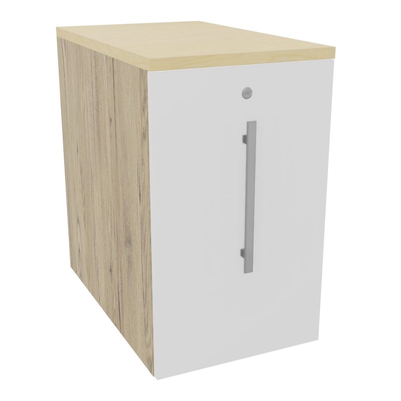 GUSTAVE CAISSON INDIVIDUEL H3,5 L43,2 P70 CM MELAMINE - CORPS  TOP  PORTE R3 MG N8
