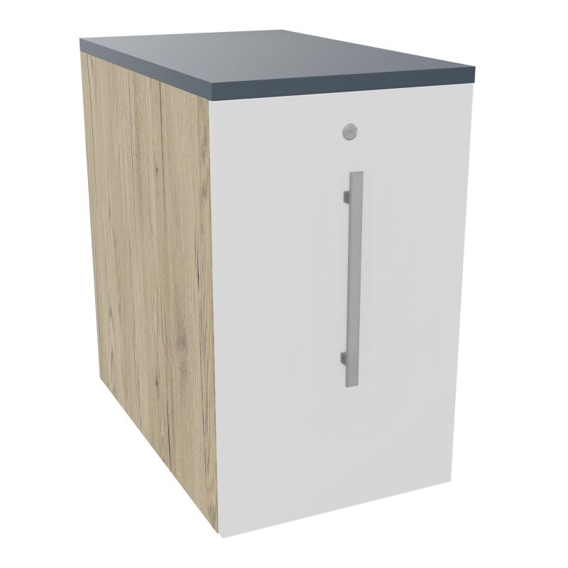 GUSTAVE CAISSON INDIVIDUEL H73,5 L43,2 P70 CM MELAMINE - CORPS  TOP  PORTE  R3 MG R6