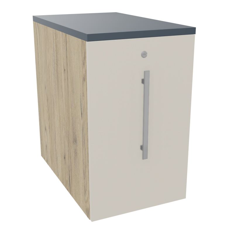 GUSTAVE CAISSON INDIVIDUEL H73,5 L43,2 P70 CM MELAMINE - CORPS  TOP  PORTE  R3 N5 R6