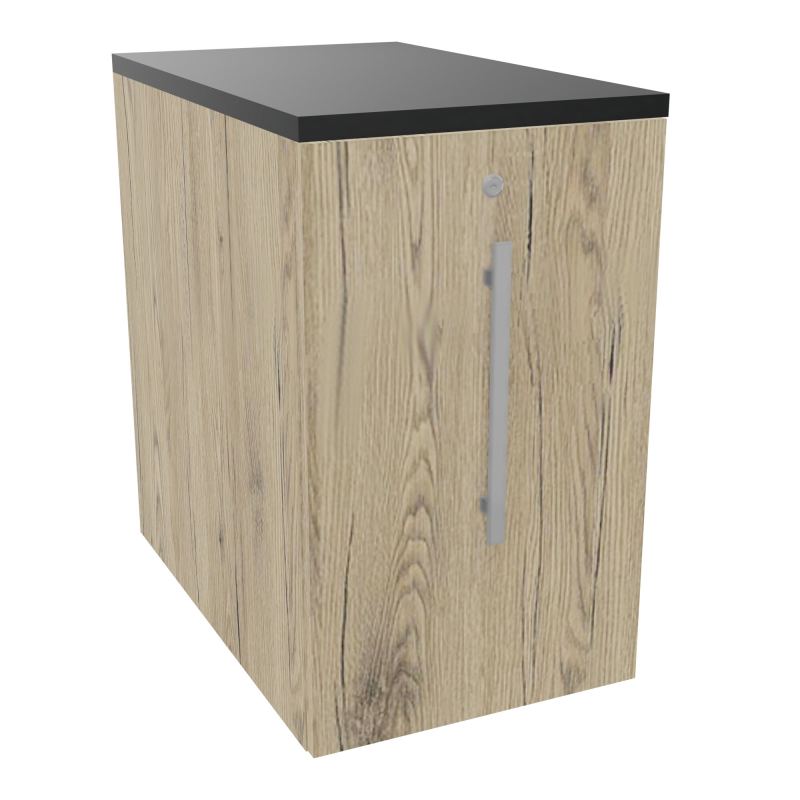 GUSTAVE CAISSON INDIVIDUEL H73,5 L43,2 P70 CM MELAMINE - CORPS  TOP  PORTE  R3 R3 R9