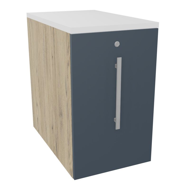 GUSTAVE CAISSON INDIVIDUEL H73,5 L43,2 P70 CM MELAMINE - CORPS  TOP  PORTE  R3 R6 MG