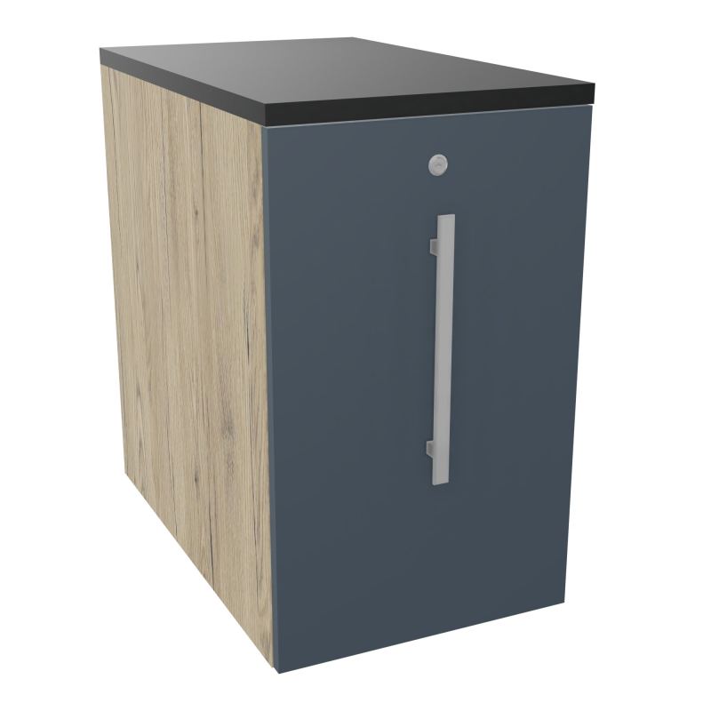 GUSTAVE CAISSON INDIVIDUEL H73,5 L43,2 P70 CM MELAMINE - CORPS  TOP  PORTE  R3 R6 R9