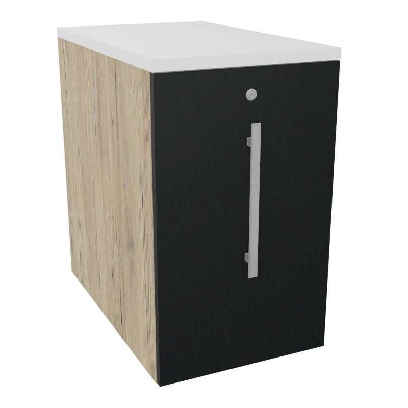 GUSTAVE CAISSON INDIVIDUEL H73,5 L43,2 P70 CM MELAMINE - CORPS  TOP  PORTE  R3 R9 MG