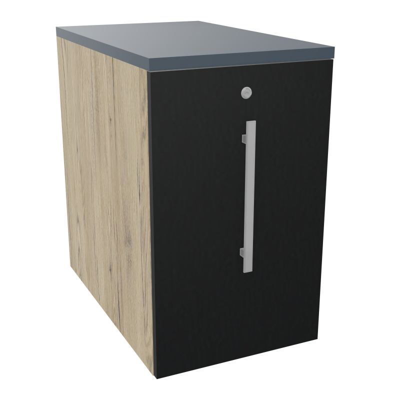 GUSTAVE CAISSON INDIVIDUEL H73,5 L43,2 P70 CM MELAMINE - CORPS  TOP  PORTE  R3 R9 R6