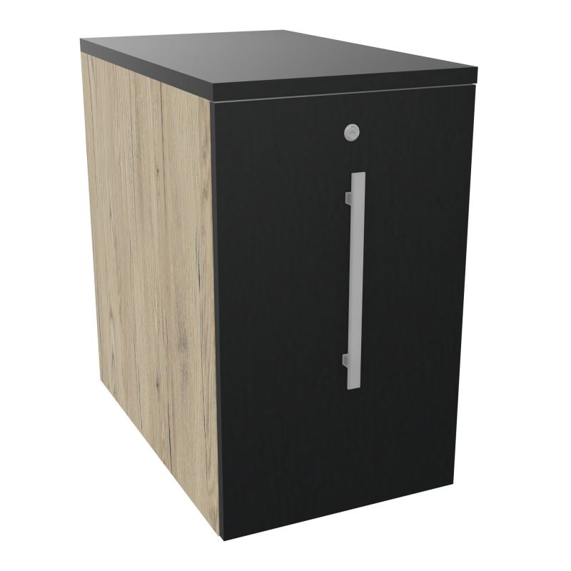 GUSTAVE CAISSON INDIVIDUEL H73,5 L43,2 P70 CM MELAMINE - CORPS  TOP  PORTE  R3 R9 R9