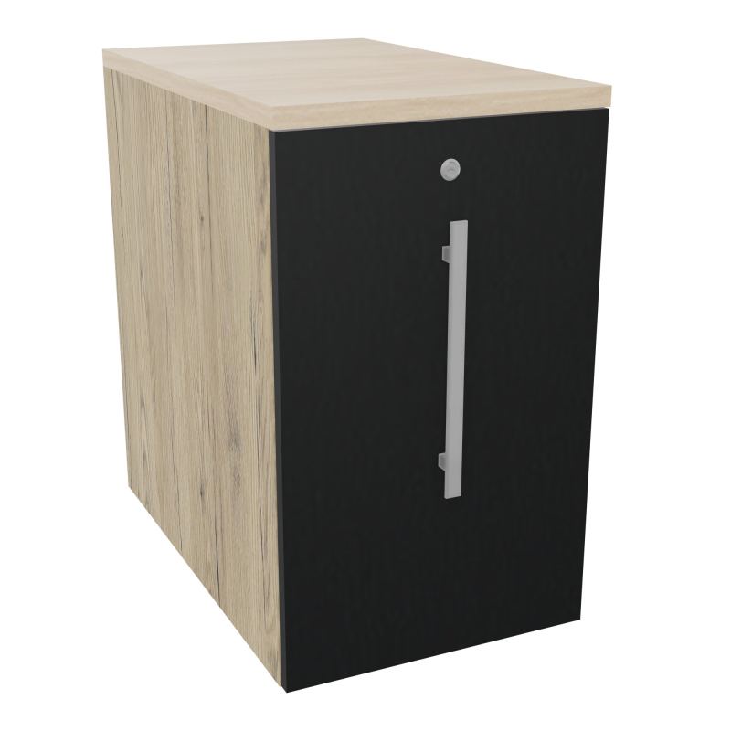 GUSTAVE CAISSON INDIVIDUEL H73,5 L43,2 P70 CM MELAMINE - CORPS  TOP  PORTE  R3 R9 RZ