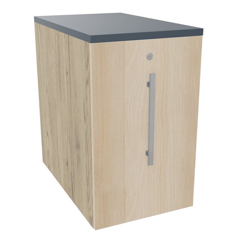 GUSTAVE CAISSON INDIVIDUEL H73,5 L43,2 P70 CM MELAMINE - CORPS  TOP  PORTE  R3 RZ R6