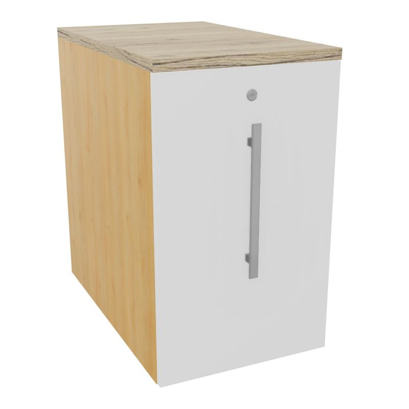 GUSTAVE CAISSON INDIVIDUEL H73,5 L43,2 P70 CM MELAMINE - CORPS  TOP  PORTE  R5 MG R3