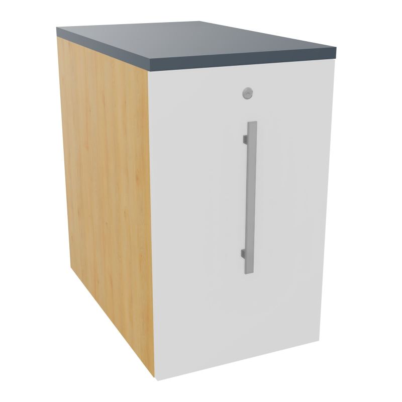 GUSTAVE CAISSON INDIVIDUEL H73,5 L43,2 P70 CM MELAMINE - CORPS  TOP  PORTE  R5 MG R6