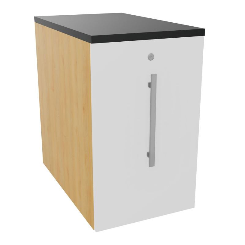 GUSTAVE CAISSON INDIVIDUEL H73,5 L43,2 P70 CM MELAMINE - CORPS  TOP  PORTE  R5 MG R9