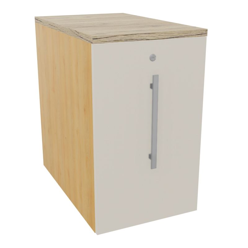 GUSTAVE CAISSON INDIVIDUEL H73,5 L43,2 P70 CM MELAMINE - CORPS  TOP  PORTE  R5 N5 R3