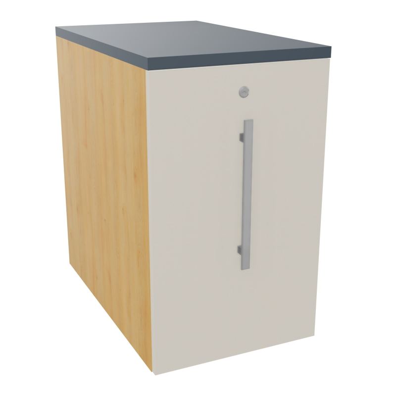 GUSTAVE CAISSON INDIVIDUEL H73,5 L43,2 P70 CM MELAMINE - CORPS  TOP  PORTE  R5 N5 R6