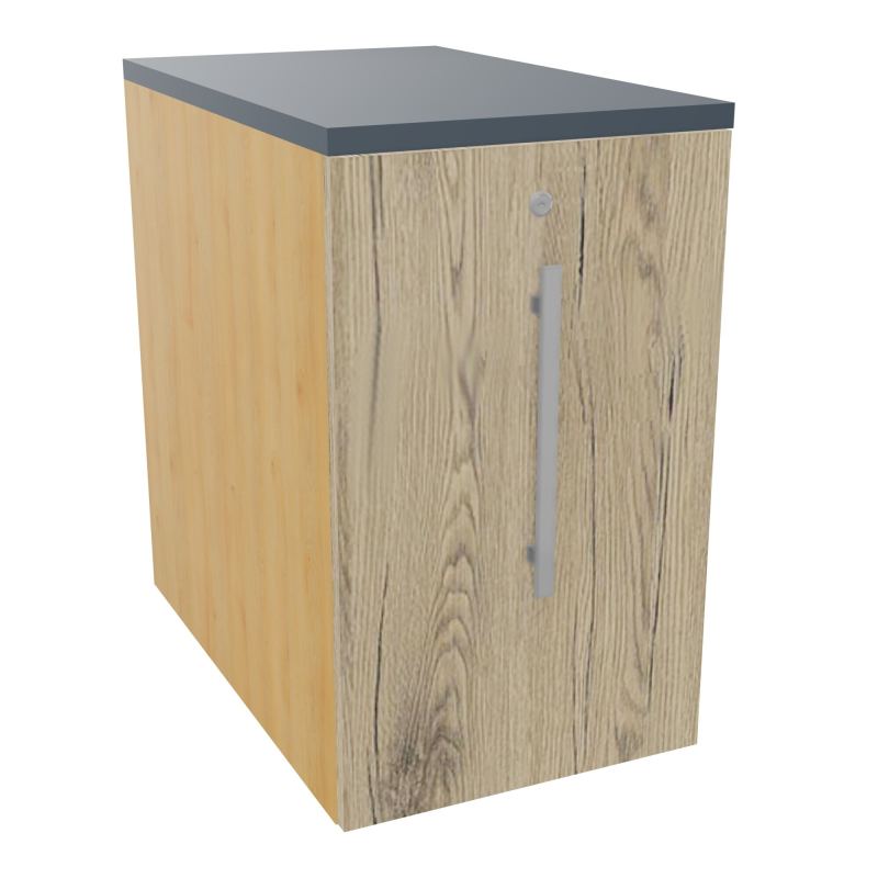 GUSTAVE CAISSON INDIVIDUEL H73,5 L43,2 P70 CM MELAMINE - CORPS  TOP  PORTE  R5 R3 R6