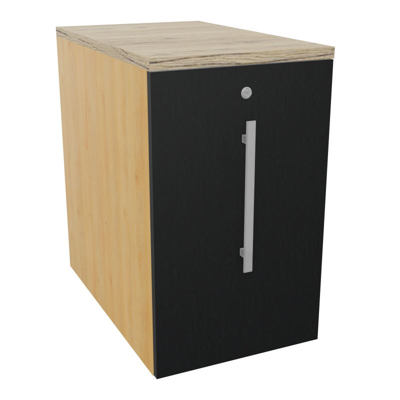 GUSTAVE CAISSON INDIVIDUEL H73,5 L43,2 P70 CM MELAMINE - CORPS  TOP  PORTE  R5 R9 R3